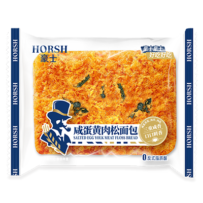 咸蛋黄肉松面包